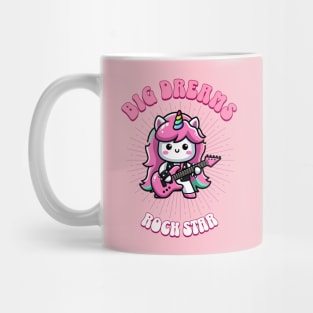 Big Dreams Rock Star Unicorn | Dream Big! Mug